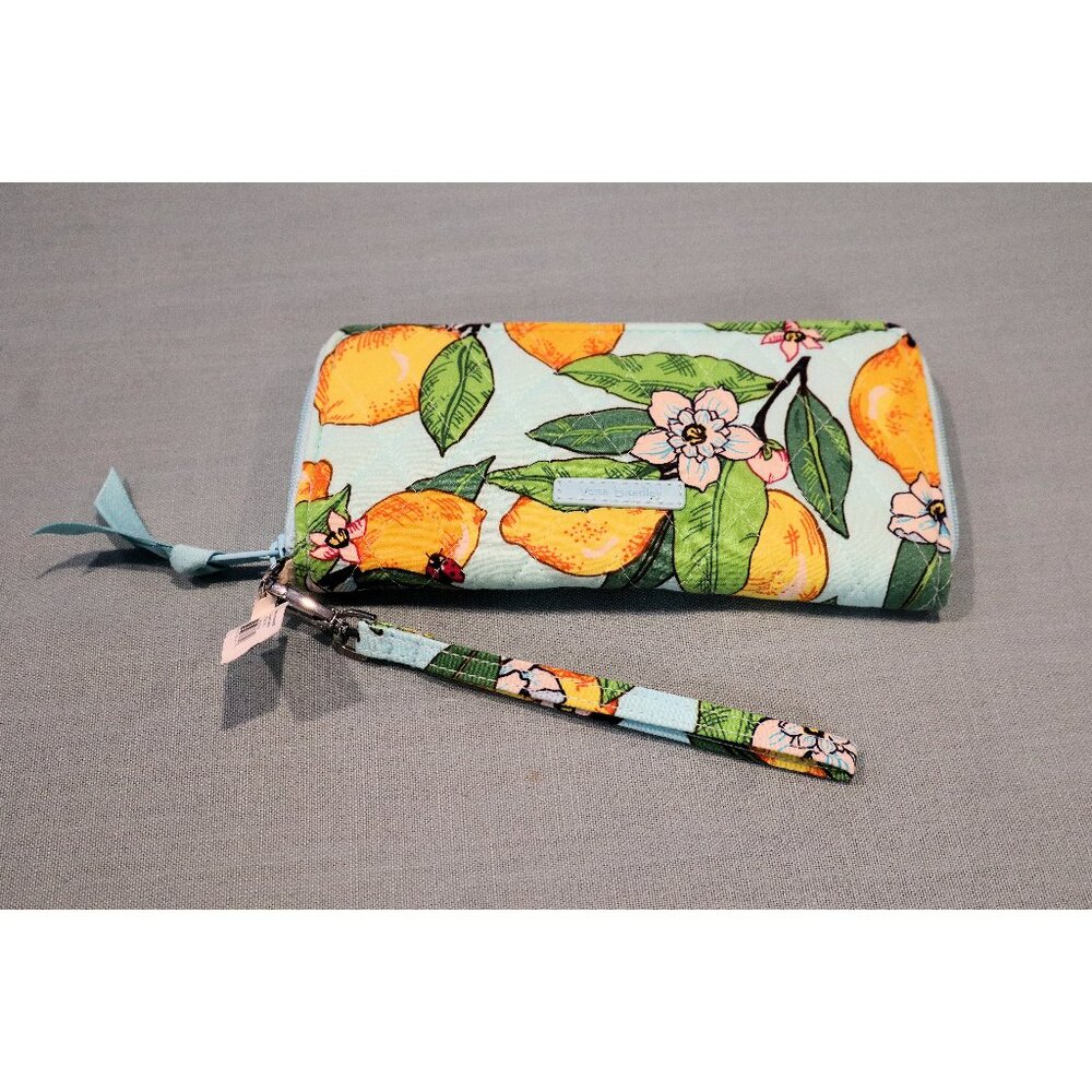 Vera Bradley Lemon Grove RFID Wallet Wristlet